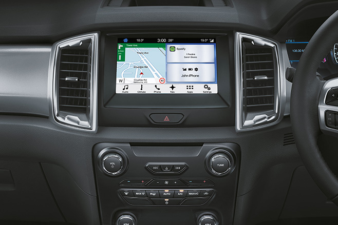 Ford Ranger touchscreen
