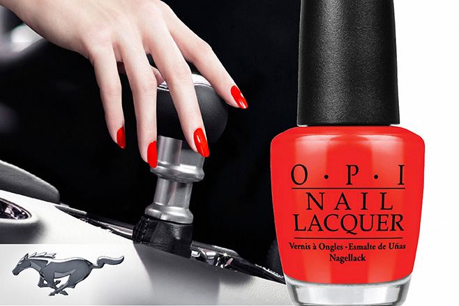 Ford Mustang Nail Polish