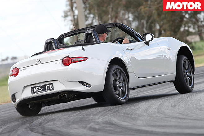 Mazda mx-5 driving