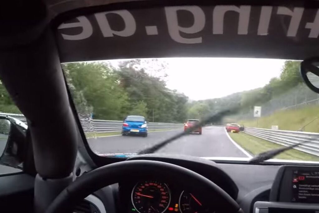 Nurburgring chaos double crash