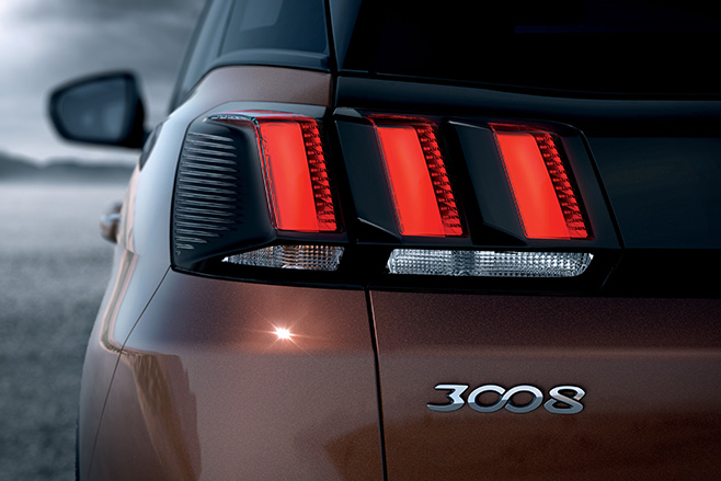 Peugeot 3008 rear taillight