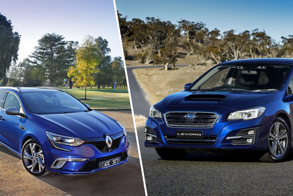 2017 Renault Megane GT Wagon v Subaru Levorg GT comparison review