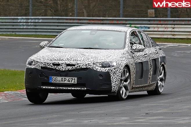 Holden -Commodore -front -driving