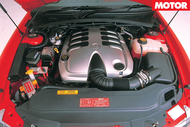 Peter Brock Monaro under the bonnet
