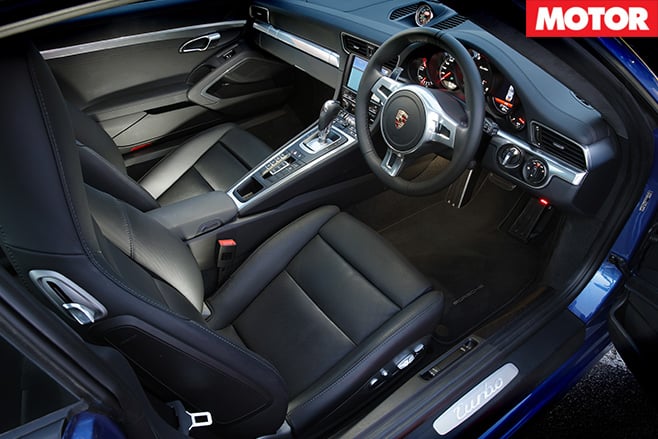 Porsche 911 Turbo S interior