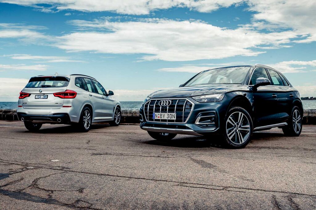 Audi Q5 45 TFSI vs BMW X3 30i xDrive