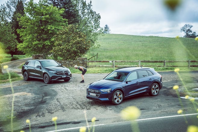 Mercedes-Benz EQC 400 vs Audi e-tron 55