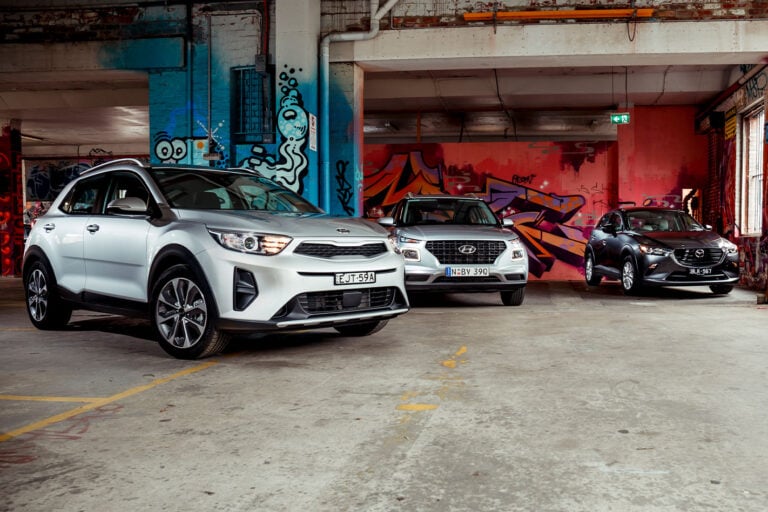 Mazda CX-3 v Kia Stonic v Hyundai Venue comparison