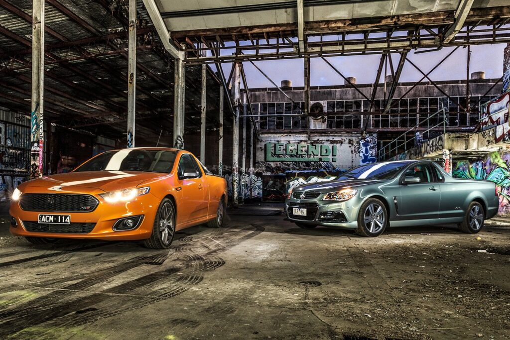 Ford XR6T Ute v Holden SS Ute