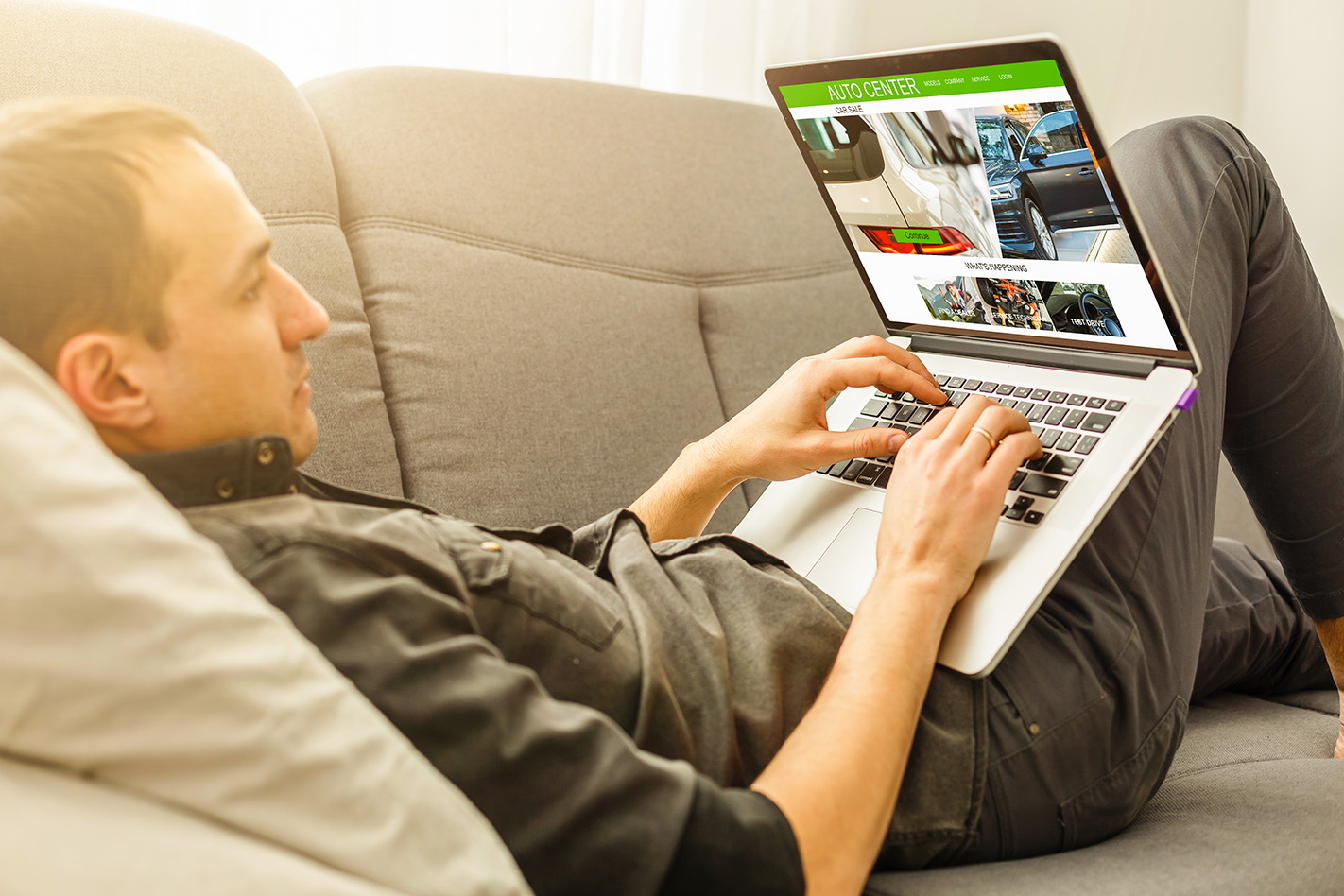 buying a car from home