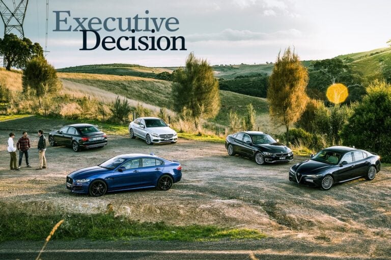 Alfa Giulia v Audi A4 v BMW 4 Series v Jaguar XE v Mercedes-Benz C-class