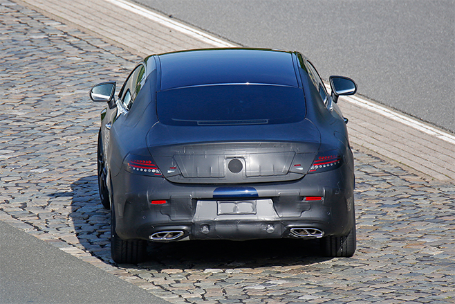 2015-Mercedes -C-Class -Coupe -Spy -rear -32