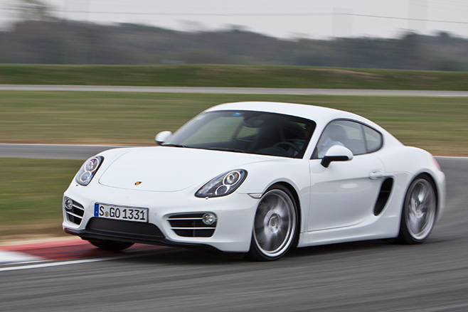Porsche Cayman S Front Side