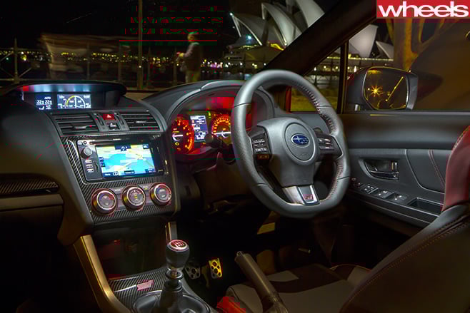 Subaru -WRX-STi -interior