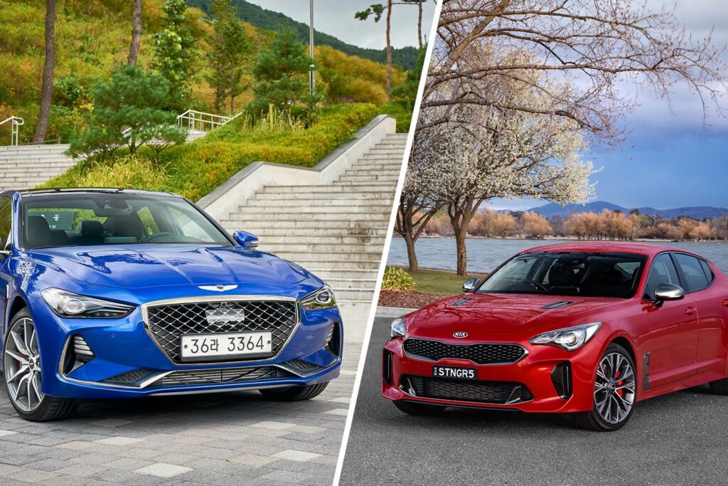 2017 Kia Stinger v Genesis G70 – how do they compare?