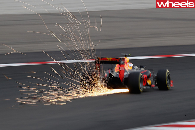 Sparks -red -bull -formula -one -car