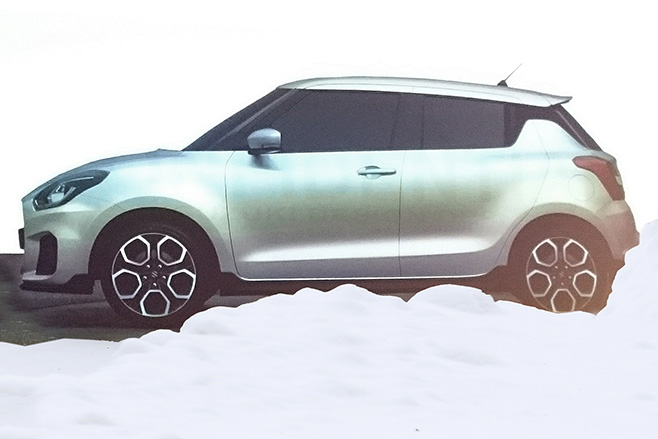 New Suzuki Swift side