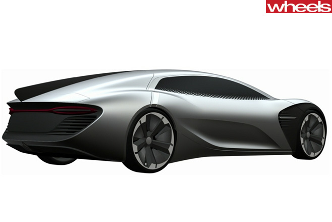 Volkswagen -Patent -EV-Sports -car -rear