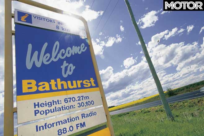 1969 Holden HT GTS 350 Monaro Melbourne to Bathurst drive signage