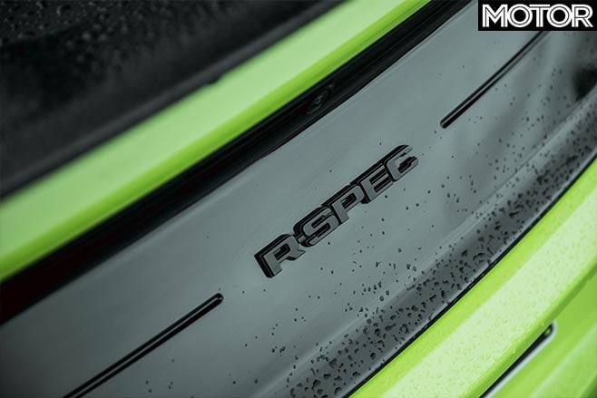 Mustang R-Spec badge