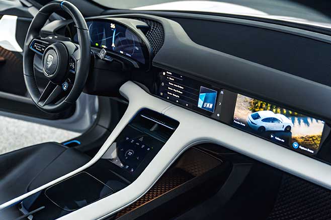 Porsche Mission E Cross Turismo dash