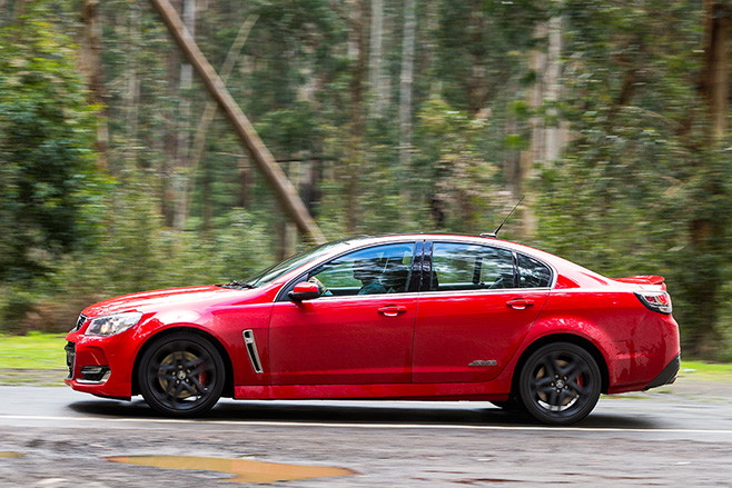 Holden Commodore VF II SS-V Redline Side Driving