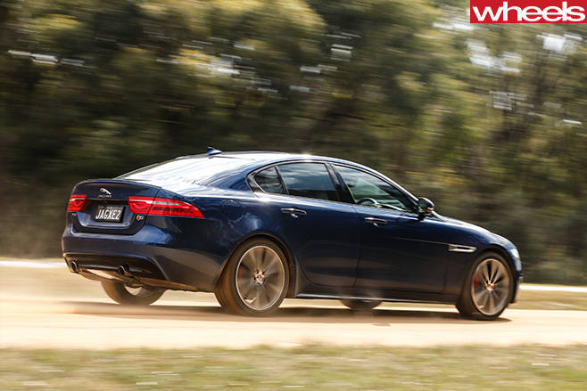 Jaguar -XE-rear -side