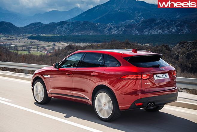 Jaguar -F-Pace -driving -rear