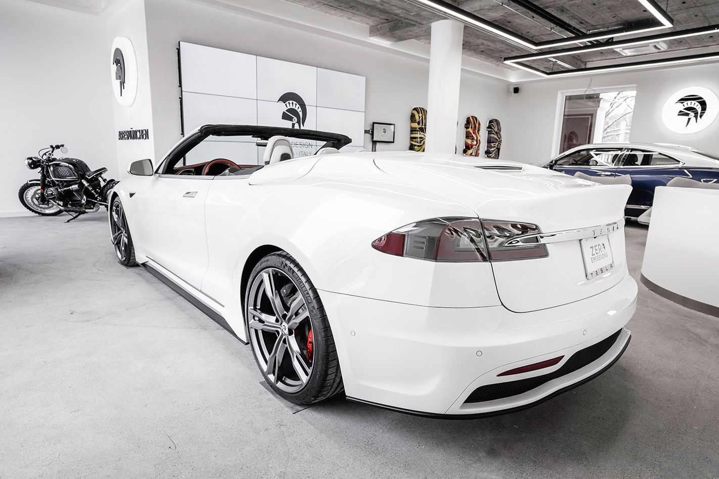 Ares design Tesla Model S convertible