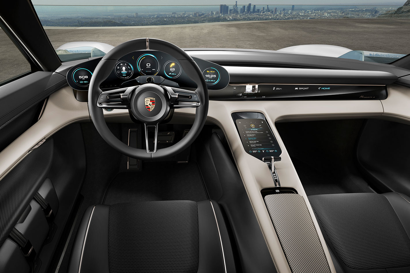 Porsche -Mission -E-interior
