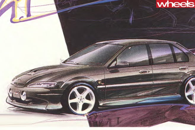 Ford -EL-Falcon -GT-drawing