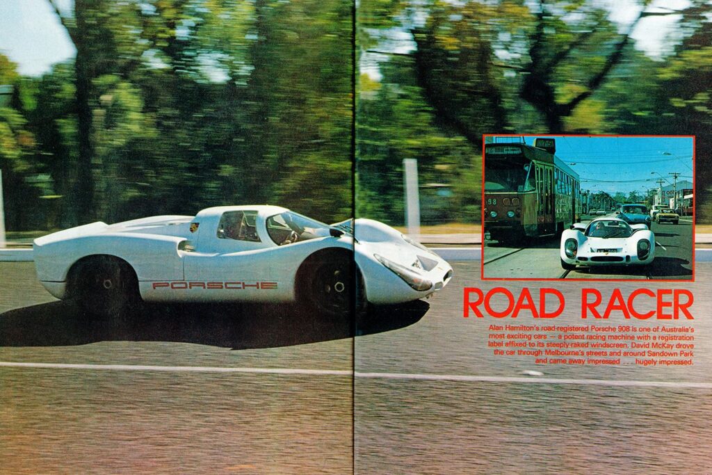 porsche 908 retro profile