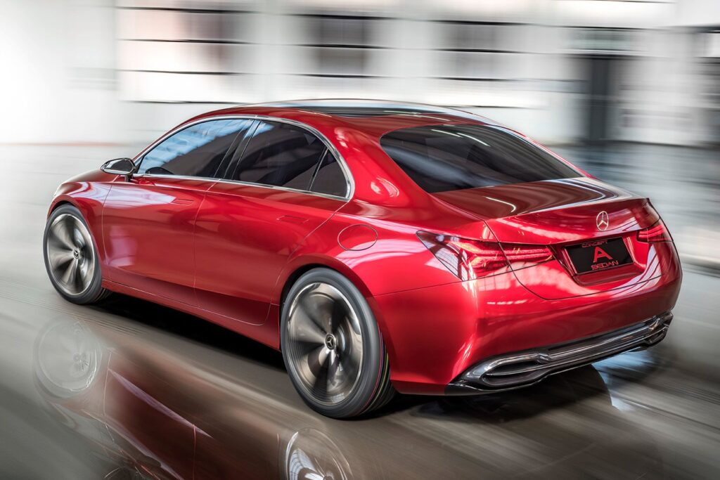 Mercedes Benz Concept A rear action