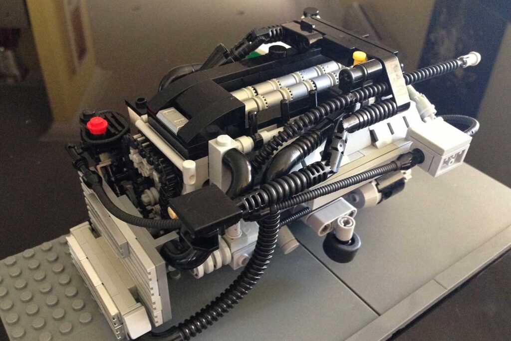 Lego Ford Barra Sprint engine completes trio of plastic engines