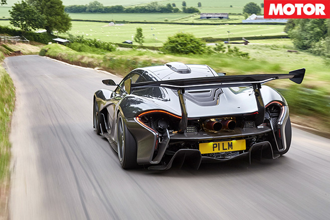 McLaren P1 GTR road car rear