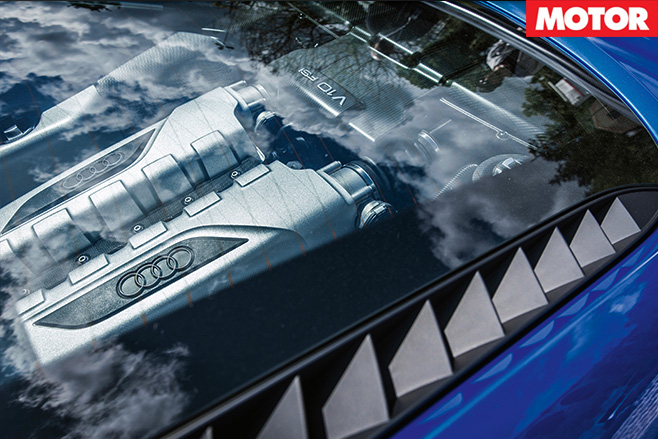 Audi R8 LMX engine