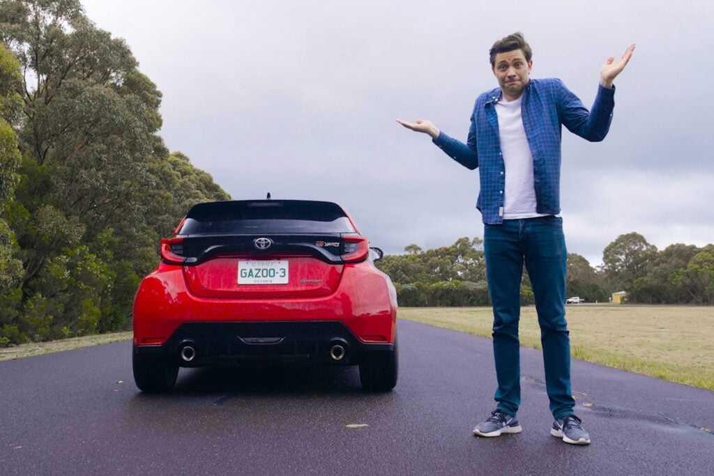 Toyota GR Yaris wet performance test