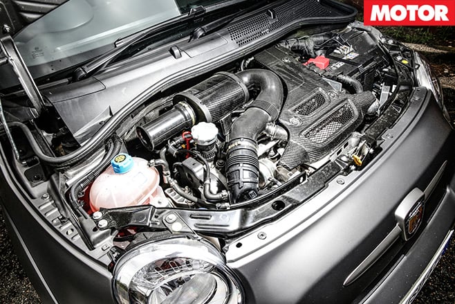 Abarth 695 Biposto engine