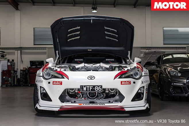 GT-R engined Toyota 86 front
