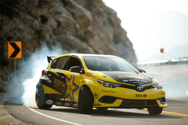Drift-Corolla-front-3quarter-smoke