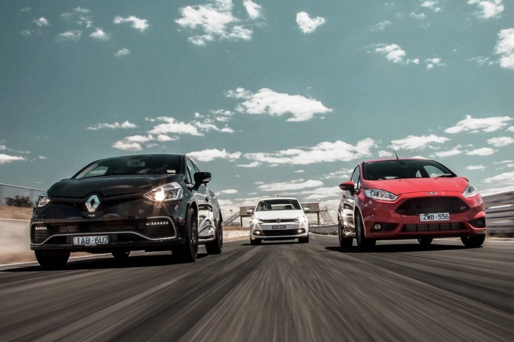 Clio RS vs Fiesta ST vs Polo GTI