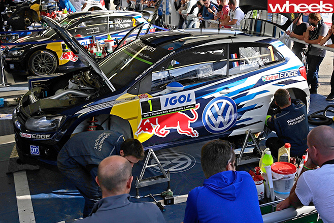 Volkswagen -Servicing -at -WRC