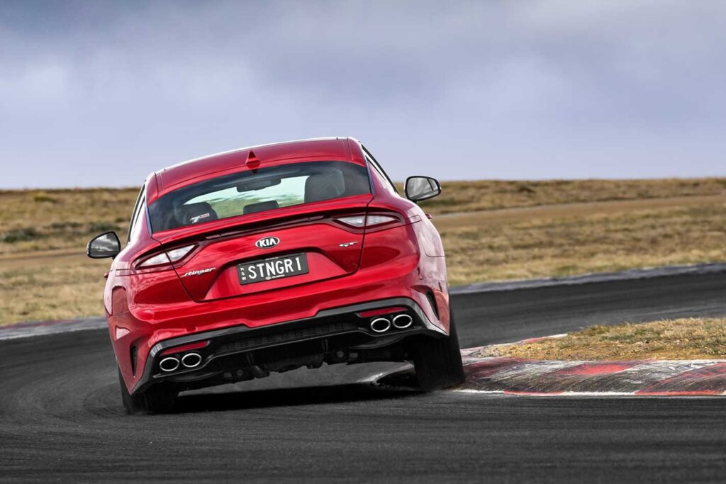 Kia Stinger gets second exhaust option tyre upgrade