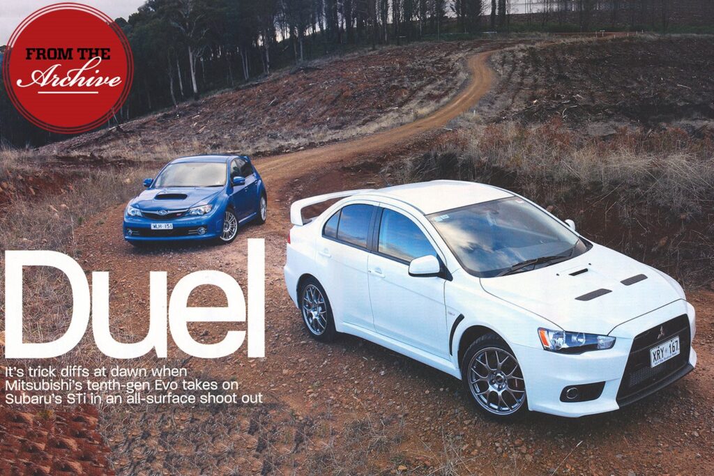 Mitsubishi Evolution X vs Subaru WRX STi