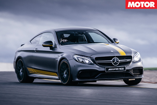 2016 Mercedes-AMG C63 S Coupe turning
