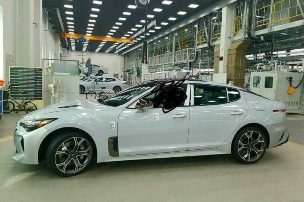 2017 Kia GT factory spied