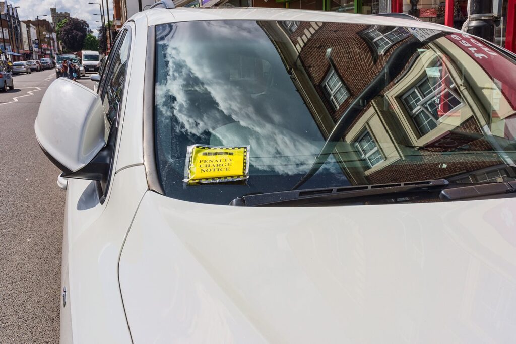 penalty infringement notice on car