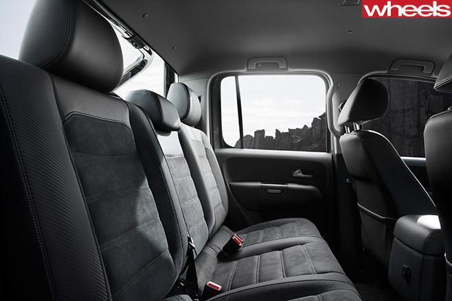 2017-Volkswagen -Amarok -Ultimate -rear -seats