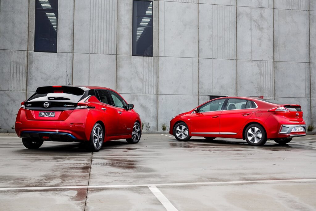 Nissan Leaf Hyundai Ioniq