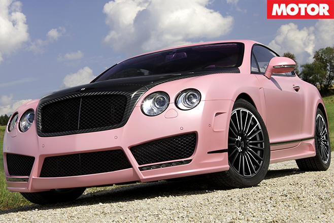 Mansory -vitesse -rose -bentley